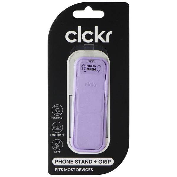 Clckr Universal Cell Phone Stand + Grip - Lilac
