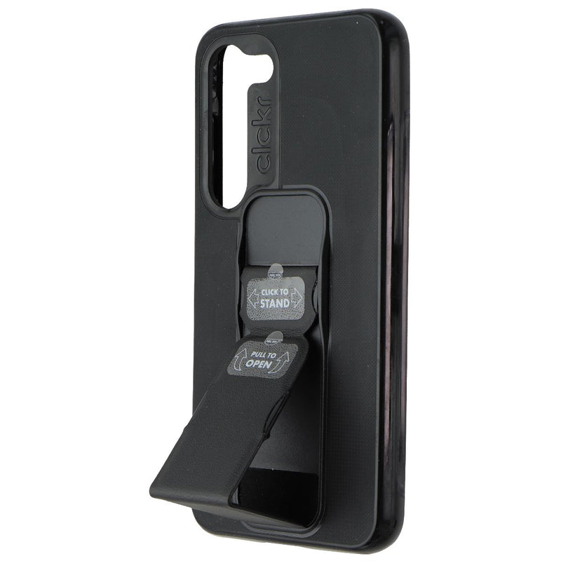 CLCKR Stand + Grip Series Case for Samsung Galaxy S23 - Black