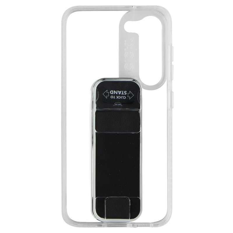 CLCKR Stand + Grip Series Case for Samsung Galaxy S23 - Clear/Black