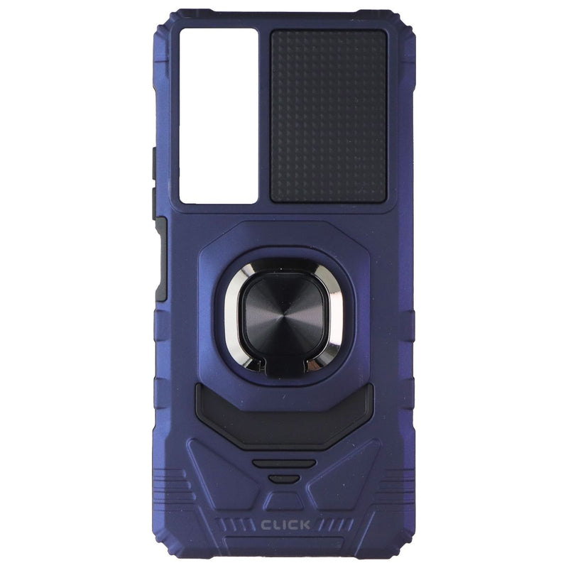 Click Guard Series Case with Kickstand for TCL 50 XE - Blue