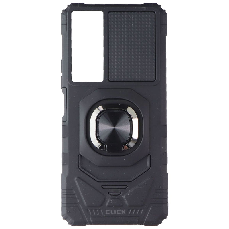 Click Guard Series Case with Kickstand for TCL 50 XE - Black