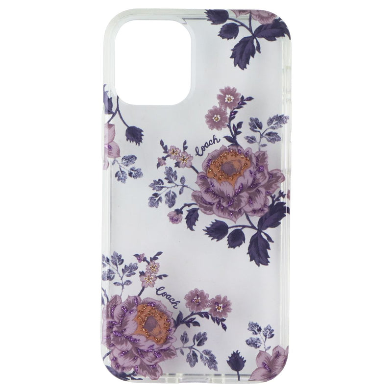 Coach Protective Hard Case for Apple iPhone 12 Mini - Moody Floral Clear