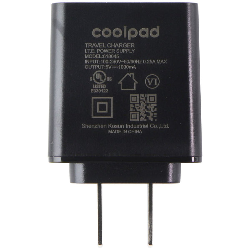 CoolPad 5V/1000mA USB-A Travel Charger (618045) - Black