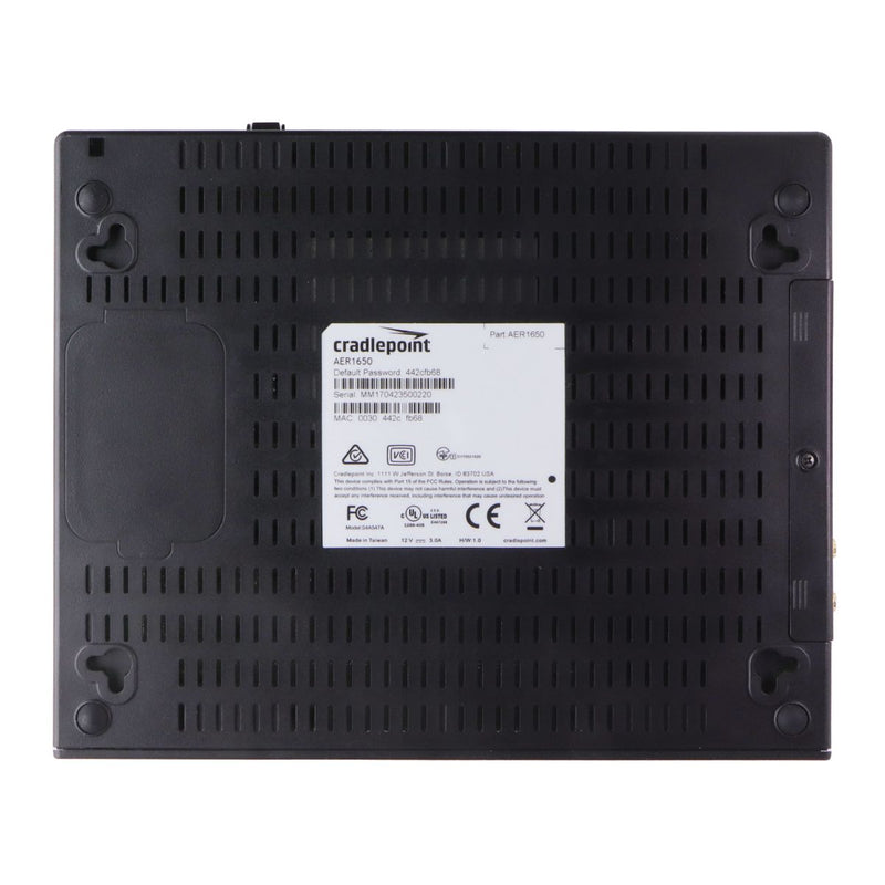 Cradlepoint AER Advanced Edge Wireless Router - Black (AER1650)