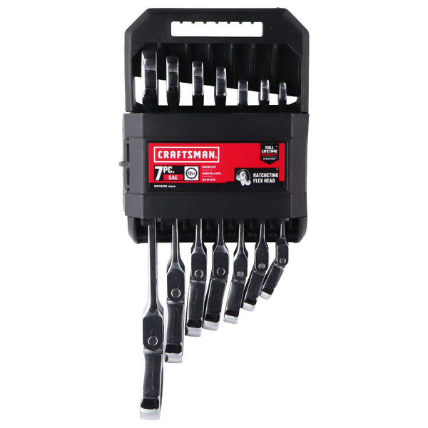 Craftsman (CMMT87010) 7-Piece 12 PT. SAE Flex Reversible Ratchet Set