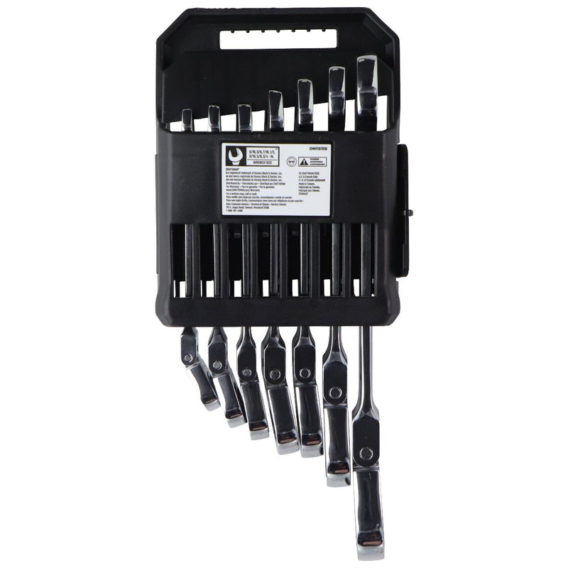 Craftsman (CMMT87010) 7-Piece 12 PT. SAE Flex Reversible Ratchet Set