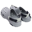 Crocs Unisex-Adult Classic All Terrain Clogs - Size 12 Men/14 Women - Light Gray