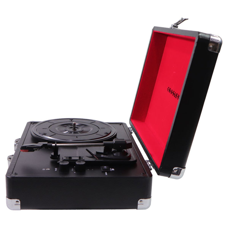 Crosley Cruiser Plus 3-Speed Bluetooth Record Player - Black/Red (CR8005F-BK)