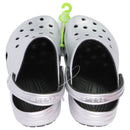 Crocs Unisex Classic Sparkly Clog - 7 Men/9 Women - Silver Metallic