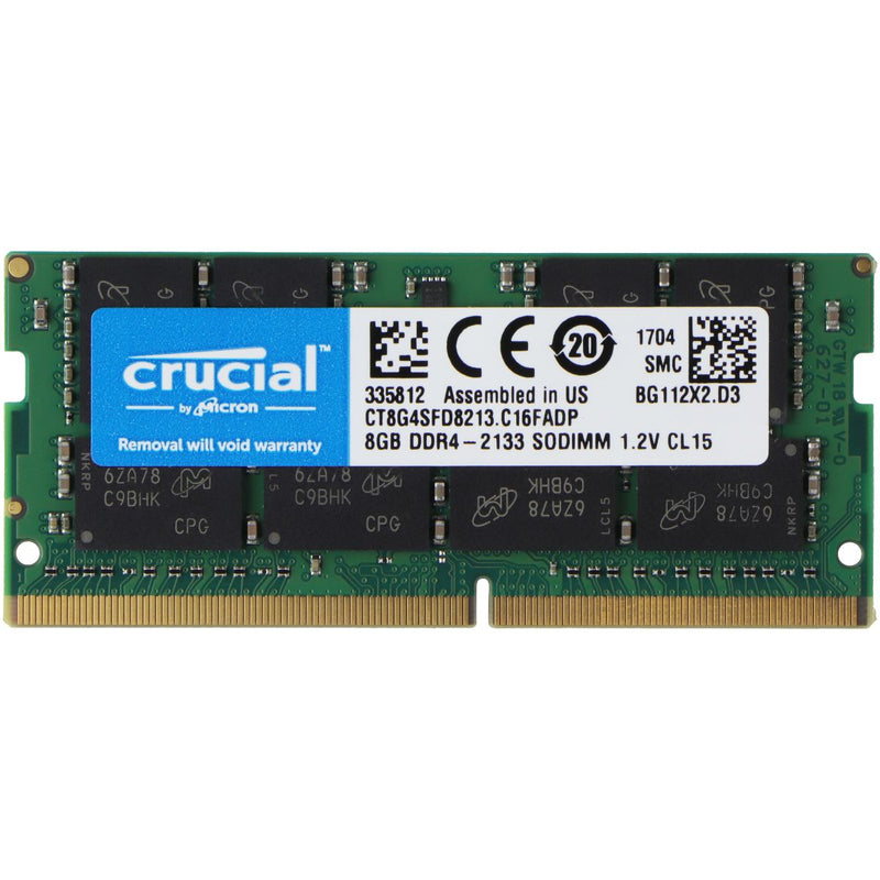 Crucial Single 8GB DDR4-2133 SODIMM Laptop RAM (CT8G4SFD8213)