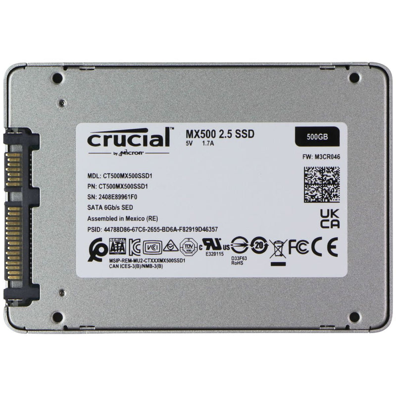 Crucial MX500 500GB 3D NAND SATA 2.5 Inch Internal SSD (CT500MX500SSD1)