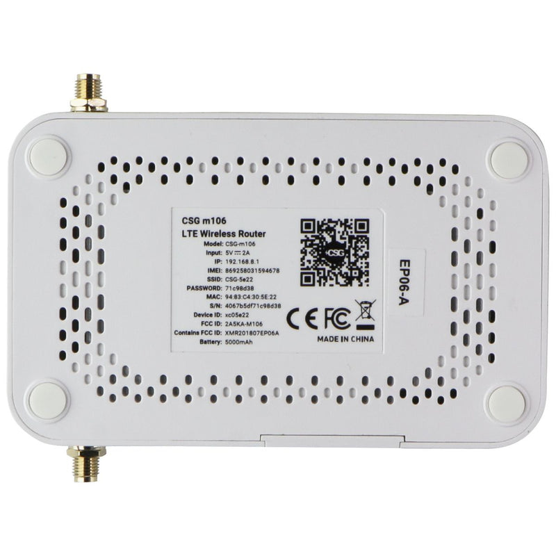 CSG (m106) Gateway Verizon (4G) LTE Compatible Router