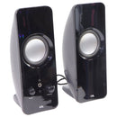 Cyber Acoustics 2.0 Powered Speaker System with Volume Control - Black (CA-2050)