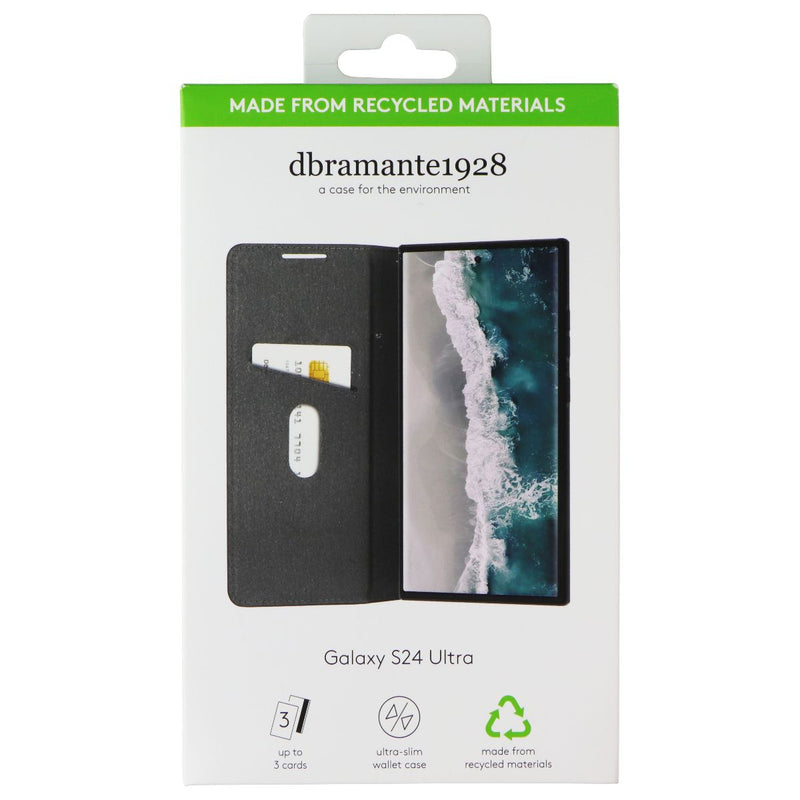 dbramante1928 Oslo Ultra Slim Wallet Case for Galaxy S24 Ultra - Black