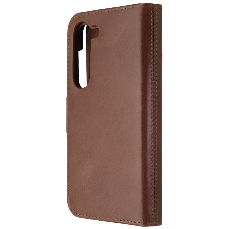 dbramante1928 Folio Phone Case for Samsung Galaxy S23 - Lynge Tan Leather