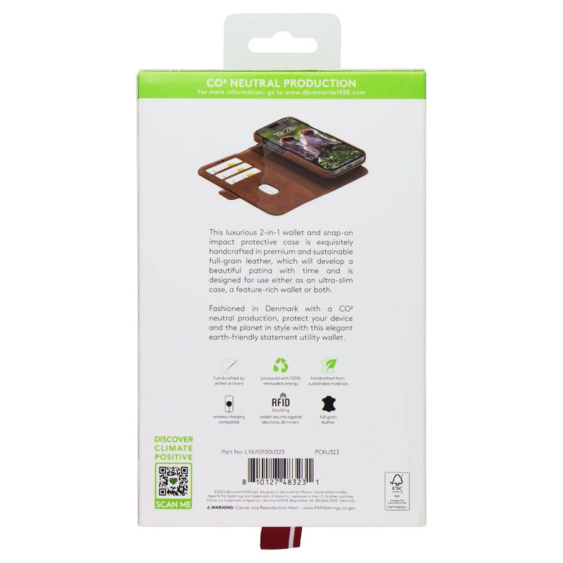 Dbramante1928 Lynge 2-in-1 Magnetic Wallet for Apple iPhone 15 Pro Max - Tan