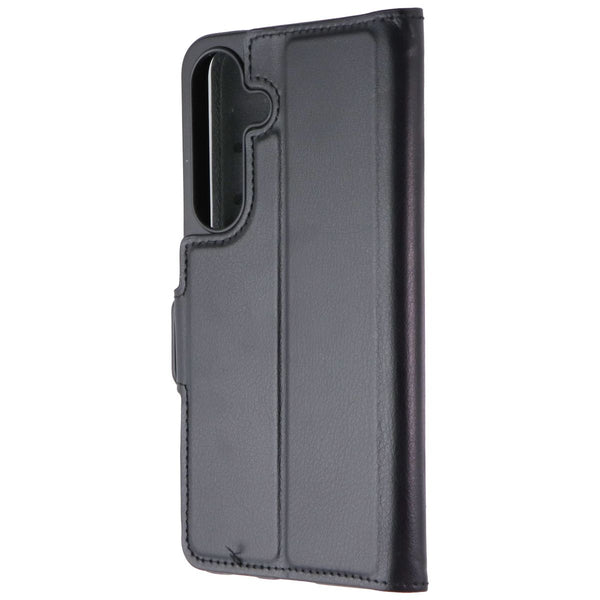 dbrmante1928 Leather Folio Case for Samsung Galaxy S25 - Black
