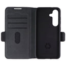 dbramante1928 Leather Folio Case for Samsung Galaxy S25 - Black