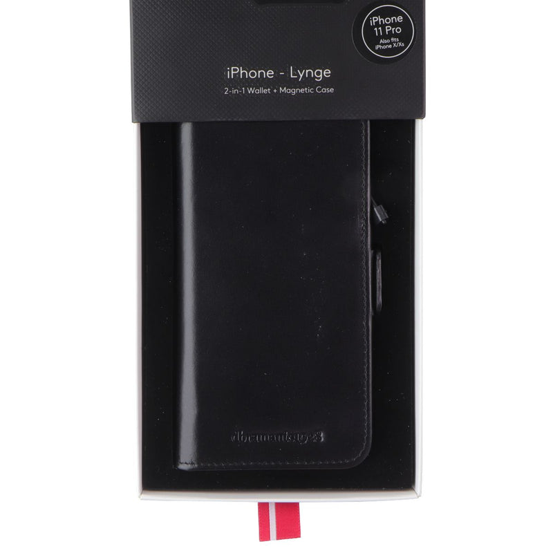 dbramante1928 Lynge Wallet Magnetic Case for Apple iPhone 11 Pro - Black Leather