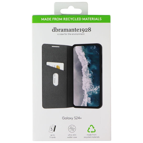 dbramante1928 Oslo Ultra Slim Wallet Case for Galaxy S24 Plus - Black