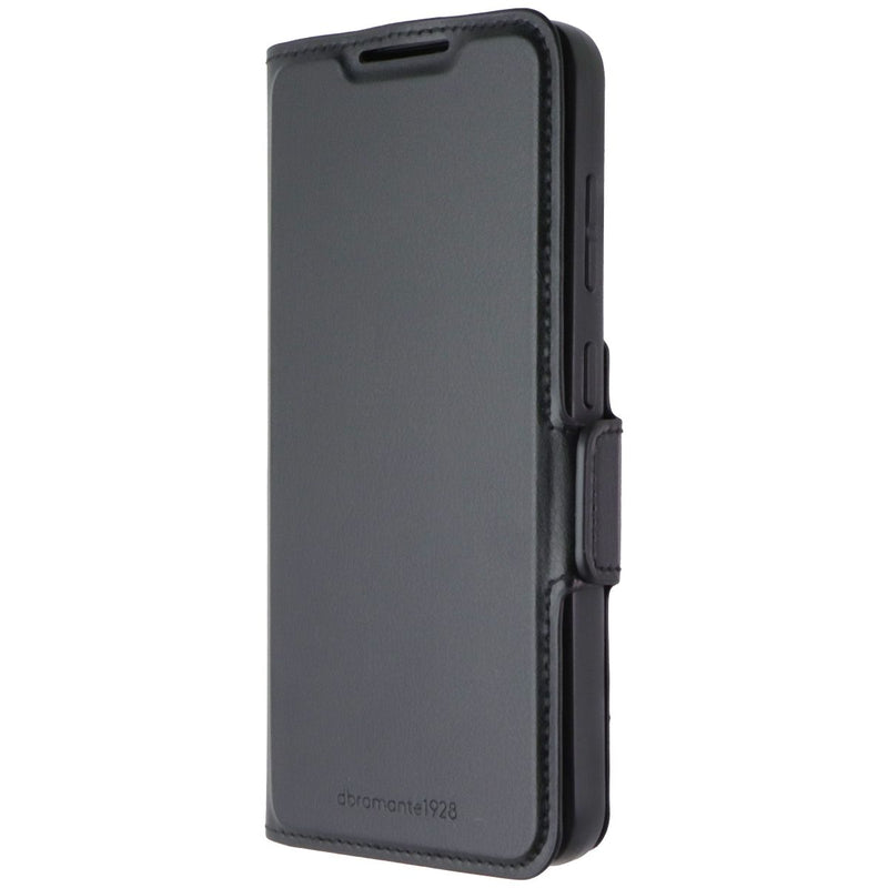 dbramante1928 Wallet Folio Case for Samsung Galaxy S25 - Black Leather