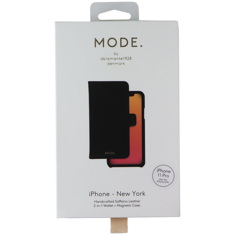 dbramante1928 Mode. New York Wallet Case for Apple iPhone 11 Pro/Xs/X - Black