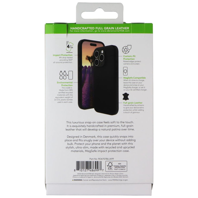 dbramante1928 Rockslide Case for MagSafe for Apple iPhone 16 Pro Max - Black