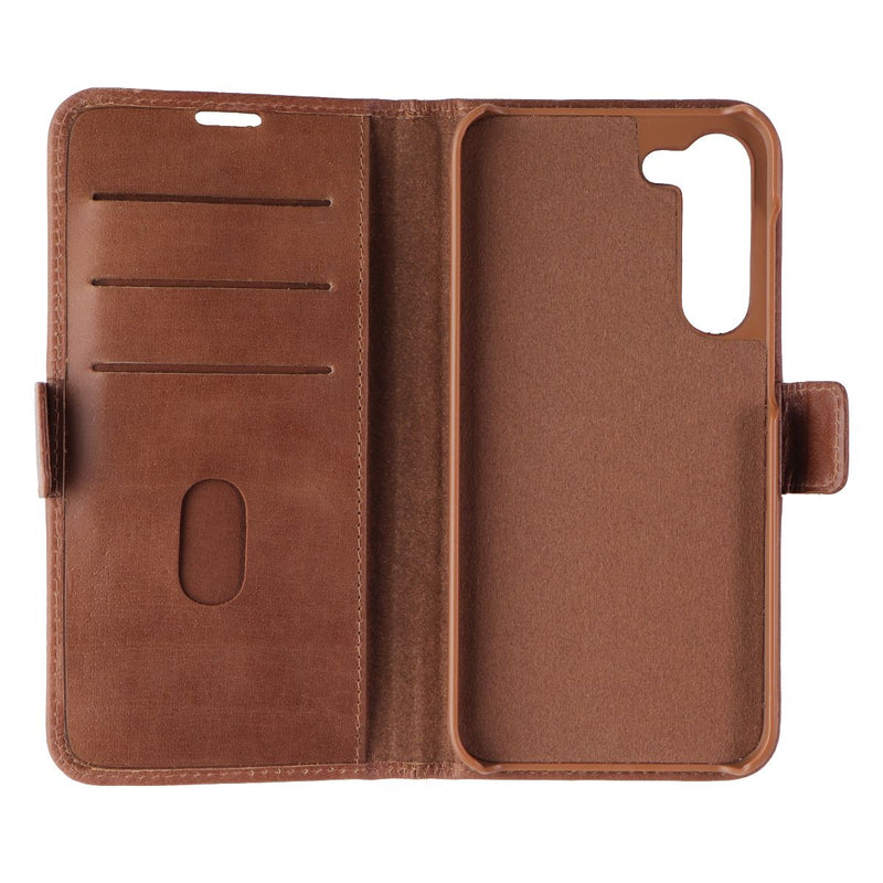 dbramante1928 Folio Case for Samsung Galaxy S23+ (Plus) - Lynge Tan Leather