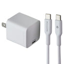dbramante1928 5V/3A 25W USB-C Wall Charger and 3.3 Foot USB-C Cable - White