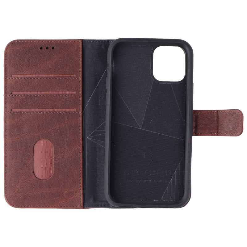 Decoded Detachable 2-in-1 Wallet Case for Apple iPhone 11 Pro - Brown Leather