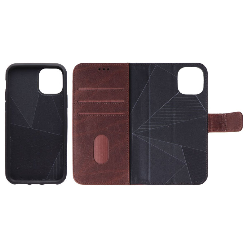 Decoded Detachable 2-in-1 Wallet Case for Apple iPhone 11 Pro - Brown Leather