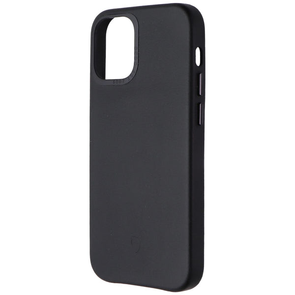 DECODED Leather Back Cover Case for Apple iPhone 12 Mini - Black