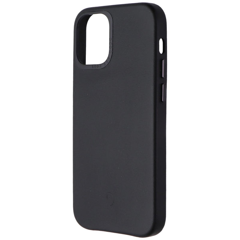 DECODED Leather Back Cover Case for Apple iPhone 12 Mini - Black