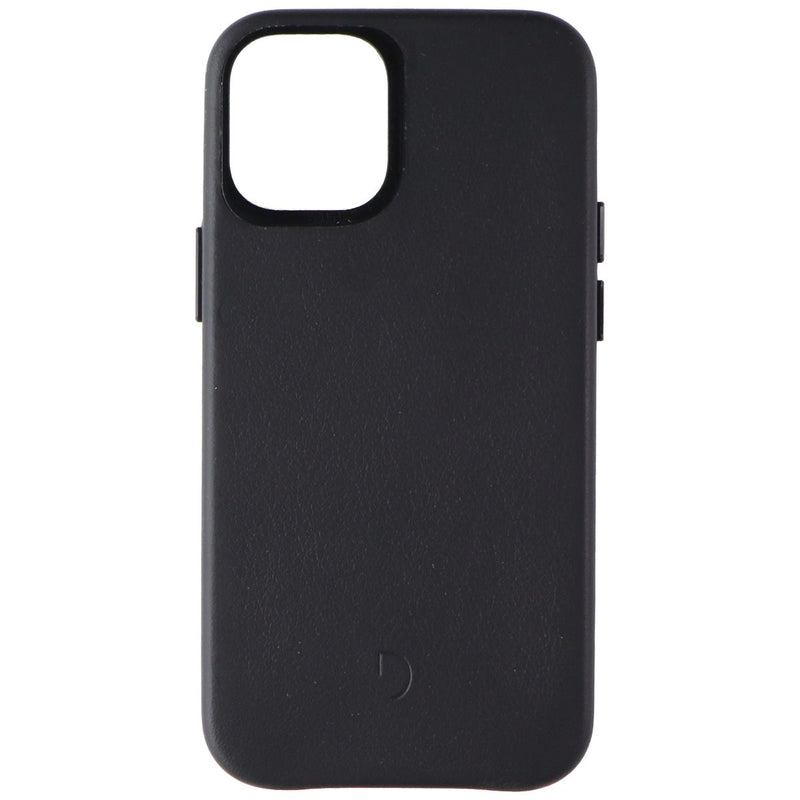 DECODED Leather Back Cover Case for Apple iPhone 12 Mini - Black