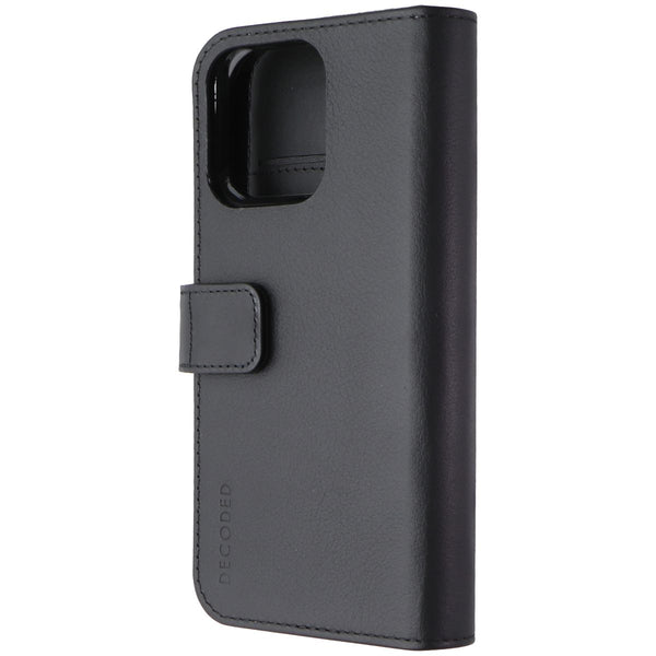 Decoded 2-in-1 Back Cover and Wallet Case for Apple iPhone 13 Pro - Black