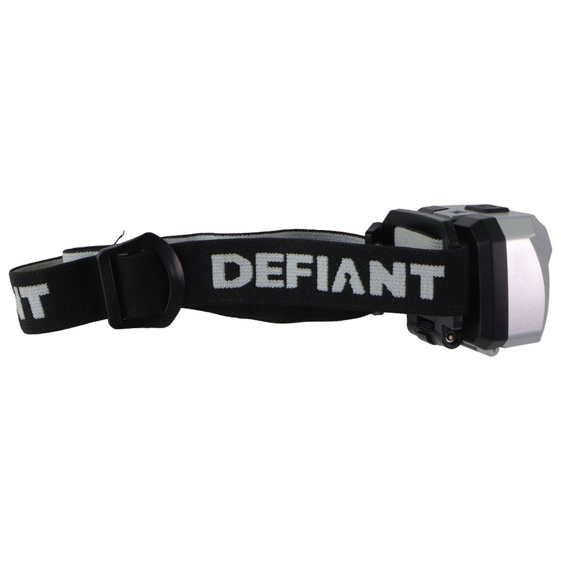 Defiant 200 Lumens Headlight with Strap - Silver