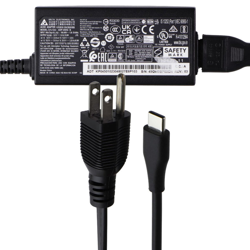 Delta (5V) AC/DC Adapter Power Supply - Black (ADP-45HG)
