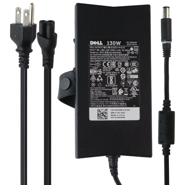 Dell 130W (19.5V/6.7A) Laptop AC Power Adapter (HA130PM160) - Black