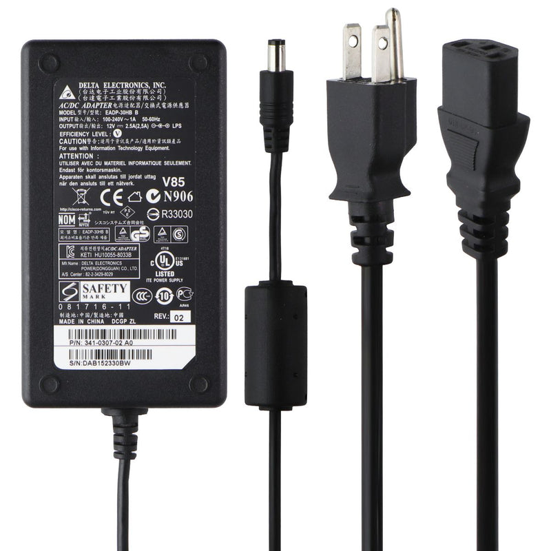 Delta (12V/2.5A) AC/DC Adapter Charger for Laptops (EADP-30HB)