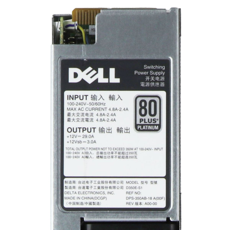 Dell D350E-S1 350W 80+ Platinum AC Switching Power Supply for Dell PowerEdge