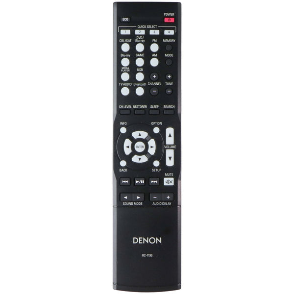 Denon Remote Control (RC-1196) for Select Denon AV Systems - Black