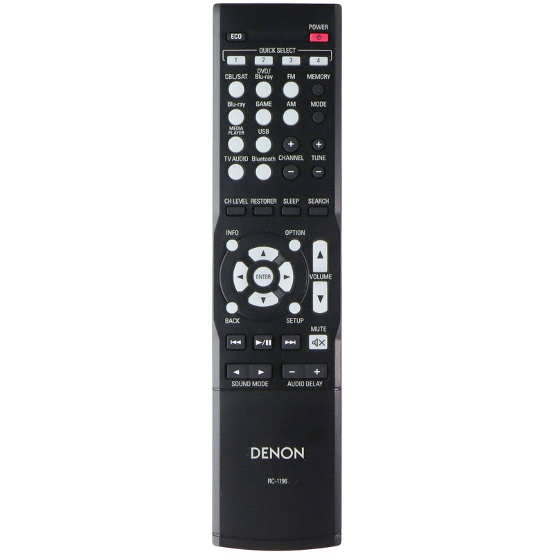Denon Remote Control (RC-1196) for Select Denon AV Systems - Black