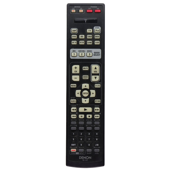 Denon OEM Remote Control (RC-1147) for Select Denon Receivers - Black