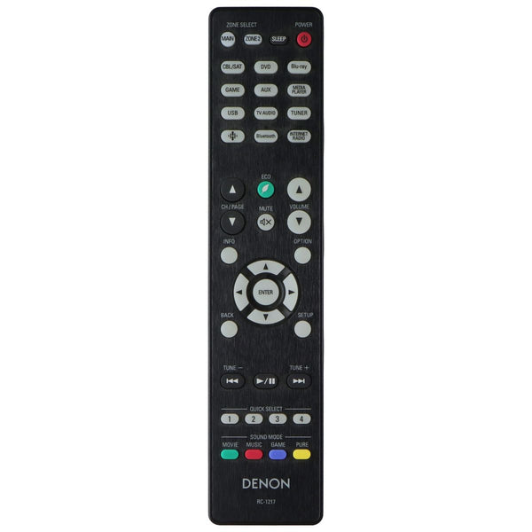 Denon OEM Remote Control (RC-1217) for Select Denon Systems - Black