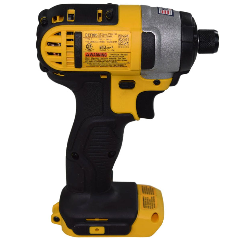 DeWalt 1/4-inch 20V Max Impact Driver, Tool Only (DCF885B)