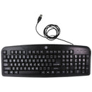 DI Easy-View Keyboard with Large Bold Letters and Spill Resistant - Black