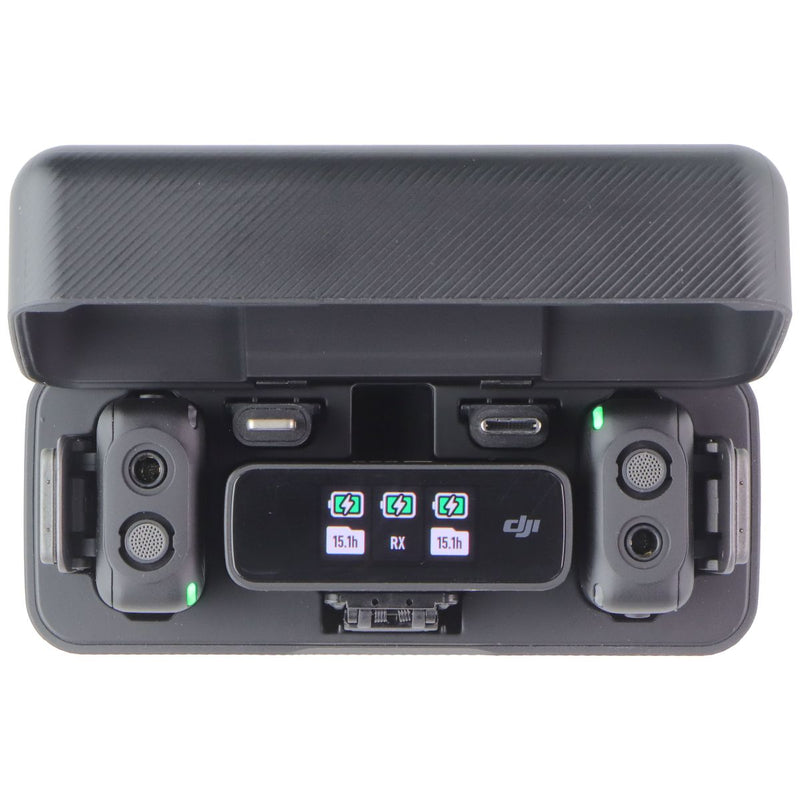 DJI Mic Dual-Channel Wireless Recorder Microphone with Case (AST01/ASR01)