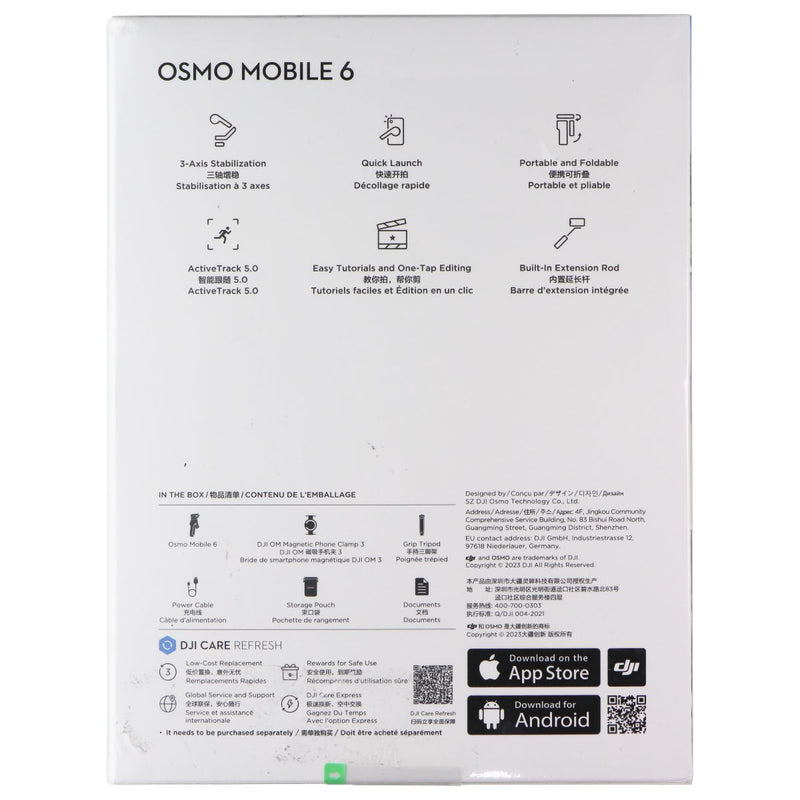 DJI Osmo Mobile 6 Flagship Smartphone Gimbal Stabilizer - Slate Gray