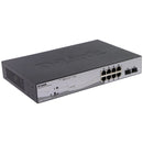 D-Link (65W) 10-Port Gigabit Smart Managed PoE+ Switch (DGS-1210-10P)
