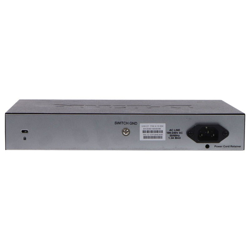 D-Link (65W) 10-Port Gigabit Smart Managed PoE+ Switch (DGS-1210-10P)